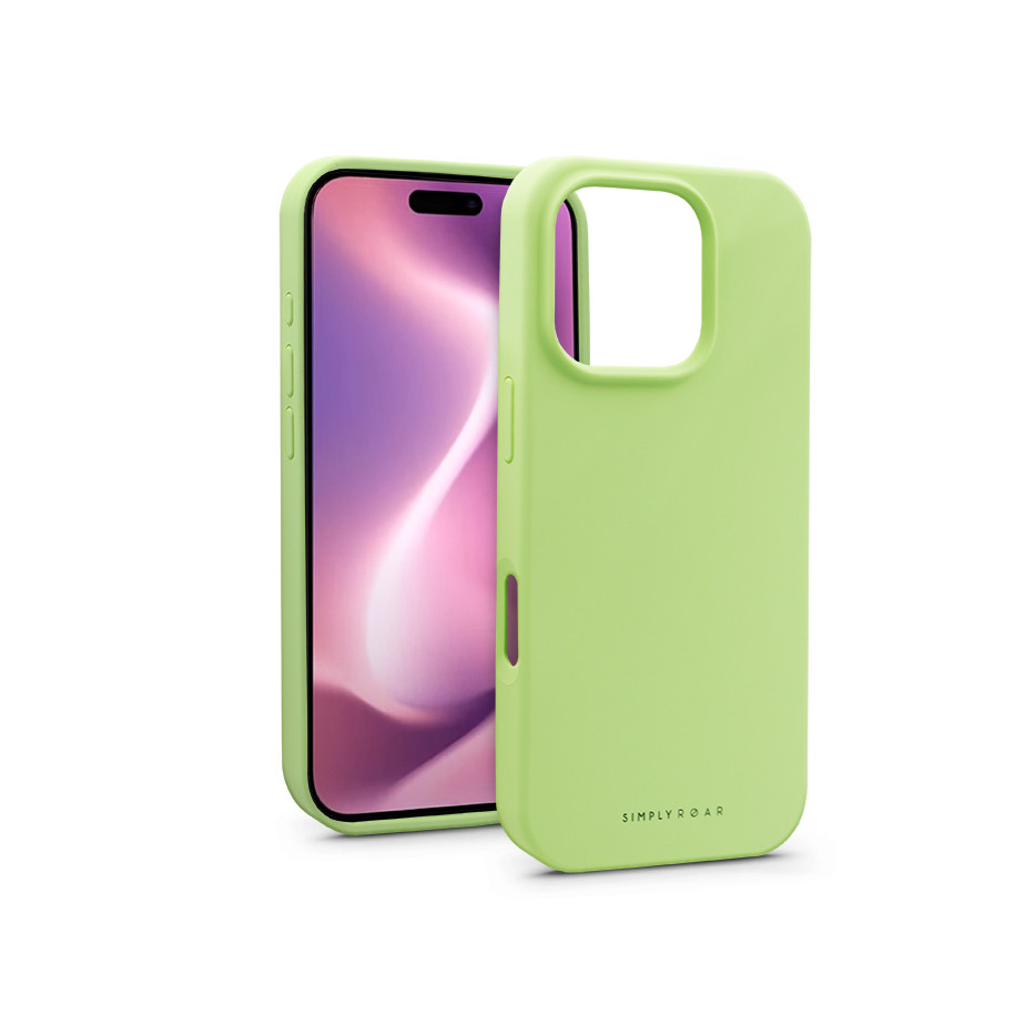 Apple iPhone 16 Pro Max szilikon hátlap - Roar Cloud Skin - zöld (KC311826)