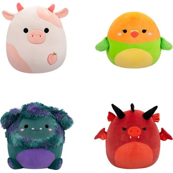 Squishmallows Squad 20 plüssjáték, Lila, 35 cm