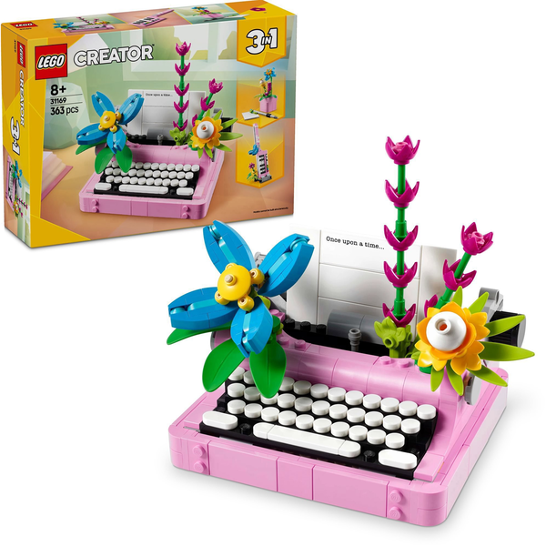 LEGO Creator 3 v 1 31169 Písací stroj s kvetmi