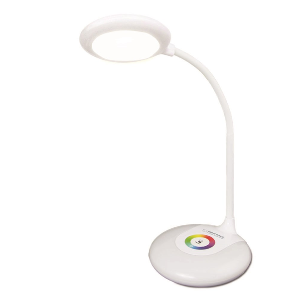 Stolní lampa Esperanza MIZAR bílá s výkonem až 3 W