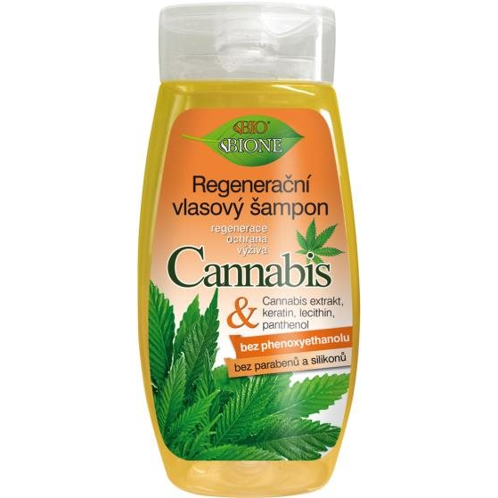 BIONE COSMETICS Bio Cannabis Regeneráló tápláló sampon 260 ml (8595061606046)