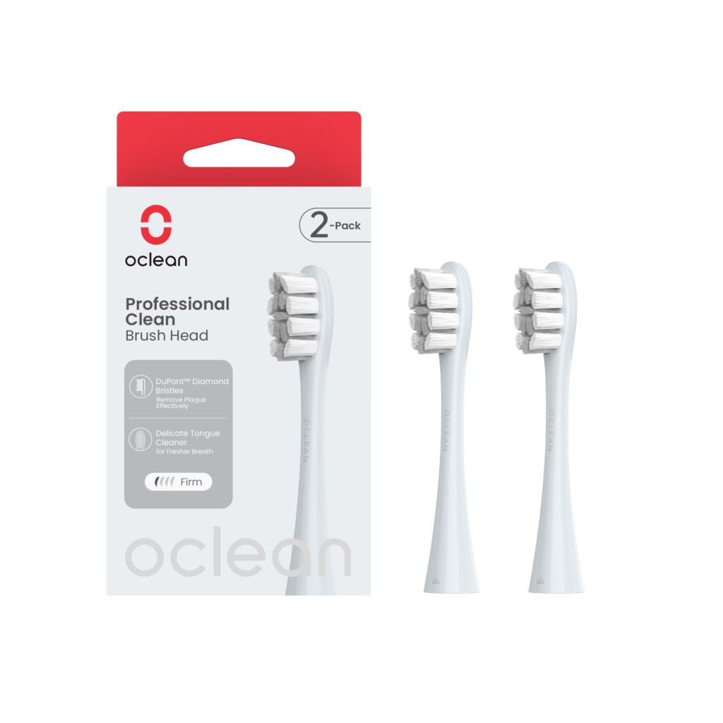 Oclean Professional clean elektromos fogkefe pótfej 2db szürke (OCL554090) (OCL554090)