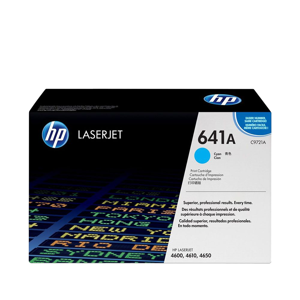 HP 641A Cyan Original LaserJet Cartridge toner 1 kusov Originál (C9721A)
