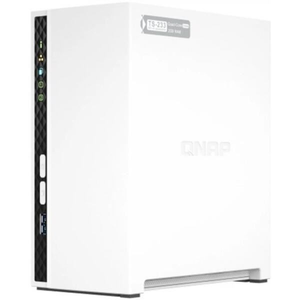 2 bay ARM 4C 2.0GHz , 2 x SATA 6Gb/s 3.5"/2.5", 2GB RAM on-board, 1 x GbE , 1 x (TS-233)