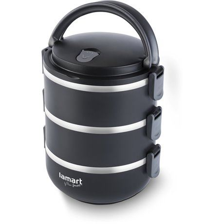 Obedový termobox Lamart LT6023 1,8 l čierny