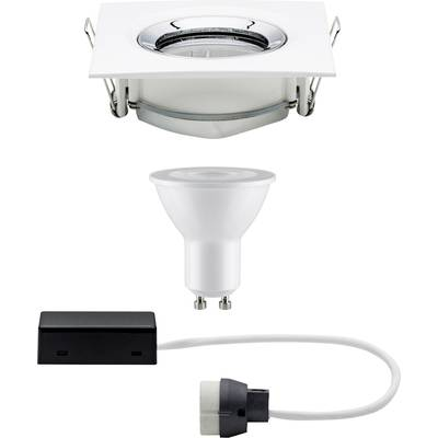 Fürdőszobai beépíthető lámpa LED GU10 7 W IP65 Paulmann Nova Fehér (matt), Króm (92904)