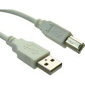 Sandberg 502-78 cavo USB 1,8 m USB A USB B Bianco