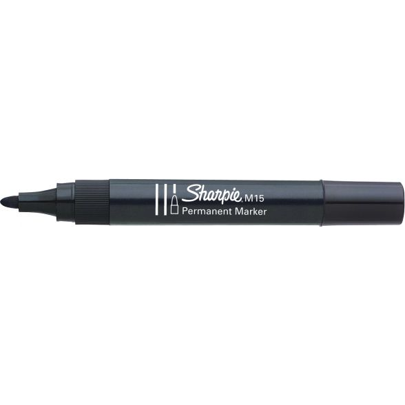 Papermate Marcador Permanente M15 Punta Conica Trazo 1.8 Mm Color Negro Ref. S019258