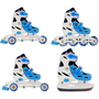 Enero 4 In 1 Görkorcsolya Jégkorcsolya Állítható 26-29, Kék