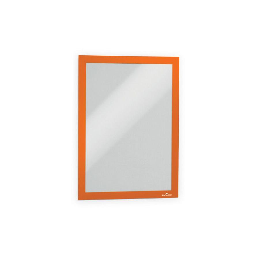 Durable Duraframe Infókeret - A4, 10 db/Doboz, Narancssárga (488209)