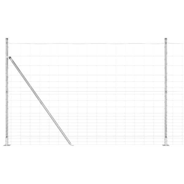 Gard de teren 1.6 x 25 m din oțel galvanizat