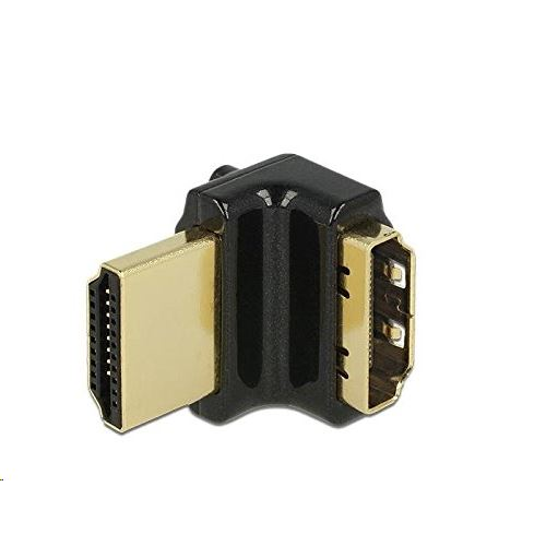 Delock 65663 HDMI s Ethernetem HDMI-A samice > HDMI-A samec úhlový