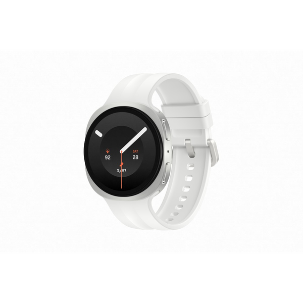 Samsung Galaxy Watch9 3,3 cm (1.3") AMOLED 40 mm Digital 438 x 438 pixel Berøringsskærm Sølv Wi-Fi GPS (satellit)