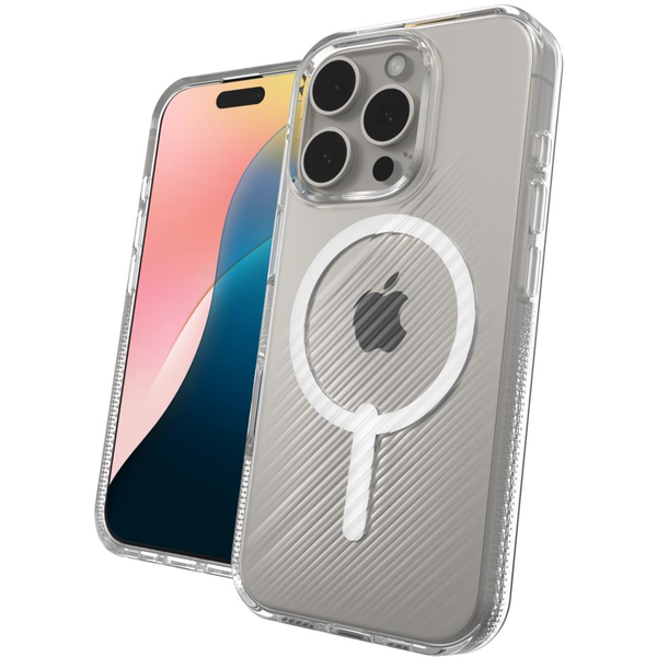 ZAGG Luxe Snap mobiltelefon etui 16 cm (6.3") Cover Transparent