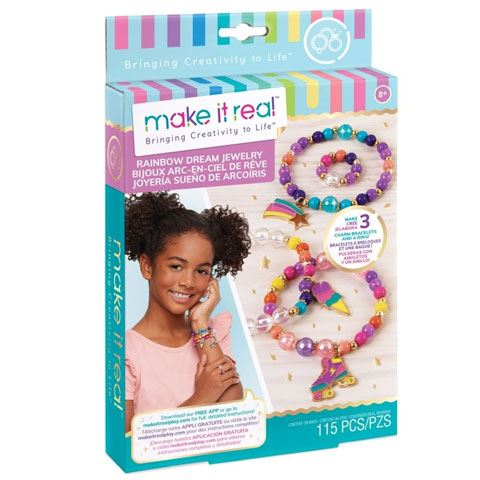 Make It Real Bájos karkötő készítő szett , Szivárvány álom (1204K)