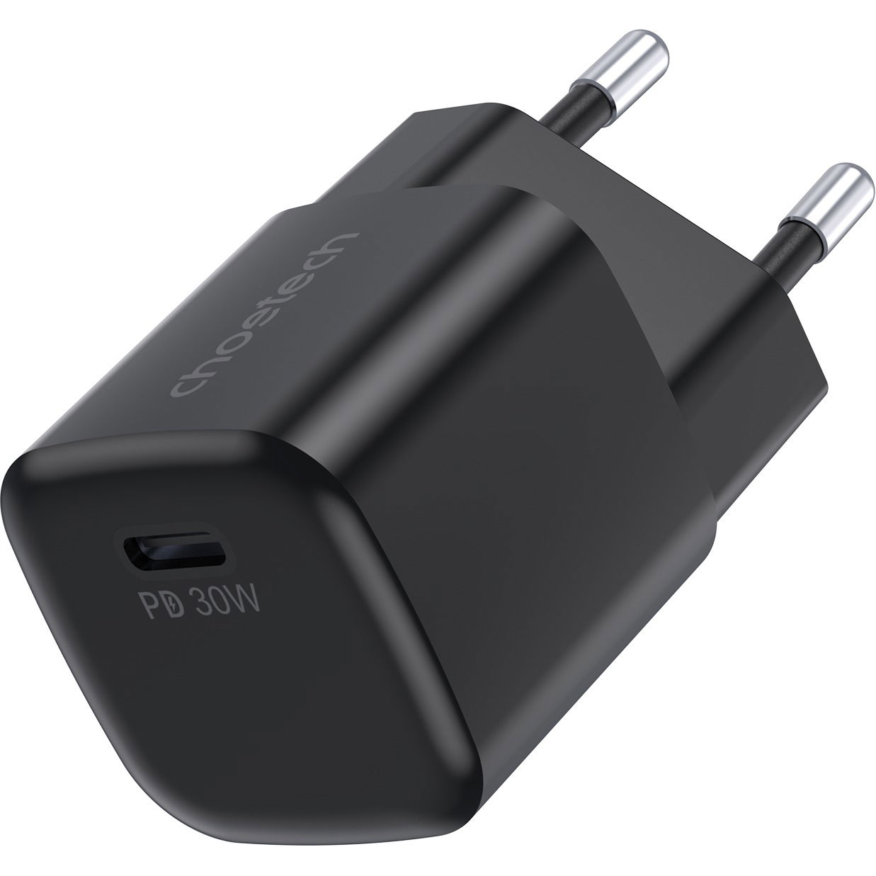 ChoeTech PD30W GAN USB-C Wall Charger, black (PD5007-BK)