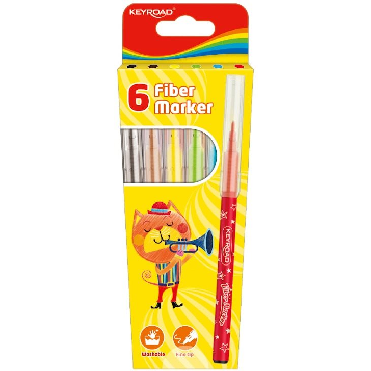 KEYROAD, 6 színben (A712)
