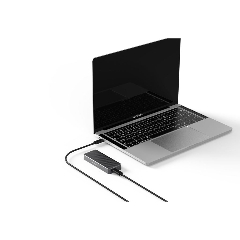 nBase külső M.2 NVMe SSD ház szürke (ES-80ANU32G2G) (ES-80ANU32G2G)