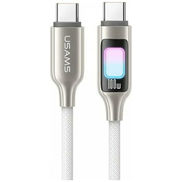 Kabel Usams USB typ C - USB typ C 1,2 m šedý