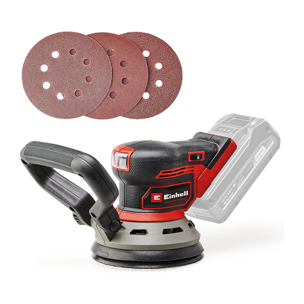 Professional Akku-Exzenterschleifer TP-RS 18/32 Li BL-Solo, 18Volt (rot/schwarz, ohne Akku und Ladegerät)