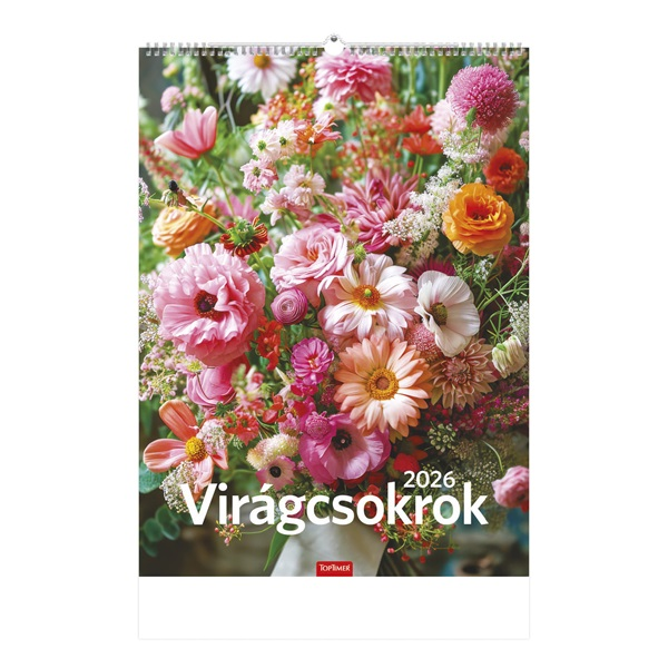 Kalendart 2026 T093 Virágcsokrok falinaptár