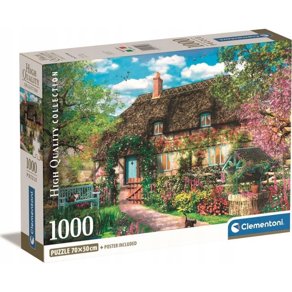Clementoni High Quality Collection The Old Cottage Puslespil 1000 stk Kunst