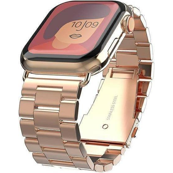 Mercury Óraszíj Metal Apple Watch 42mm Rózsaarany (8809724801397)