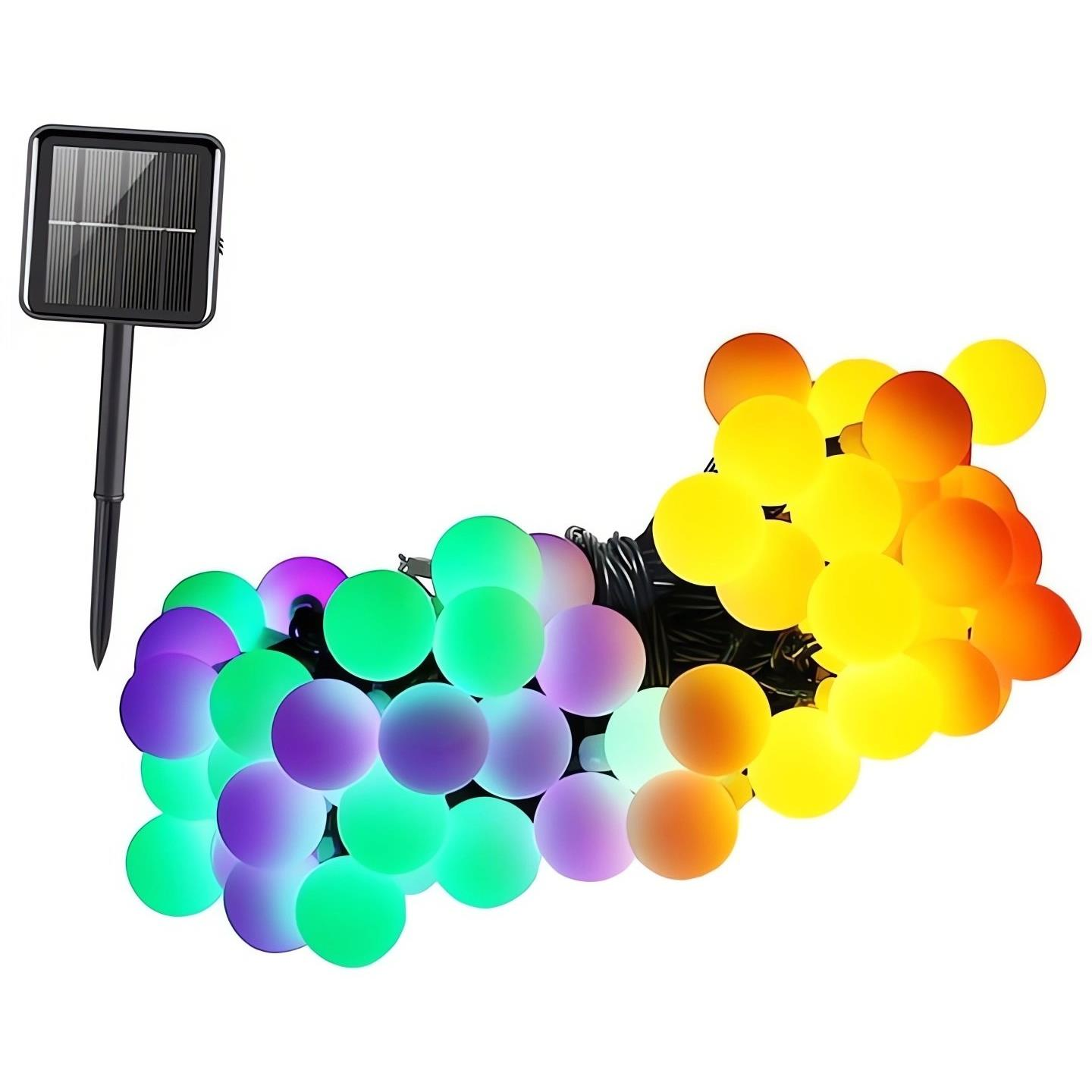 Verk 12297 Solar decorative chain garland 40 LED, 690 cm, Multicolour (50630)