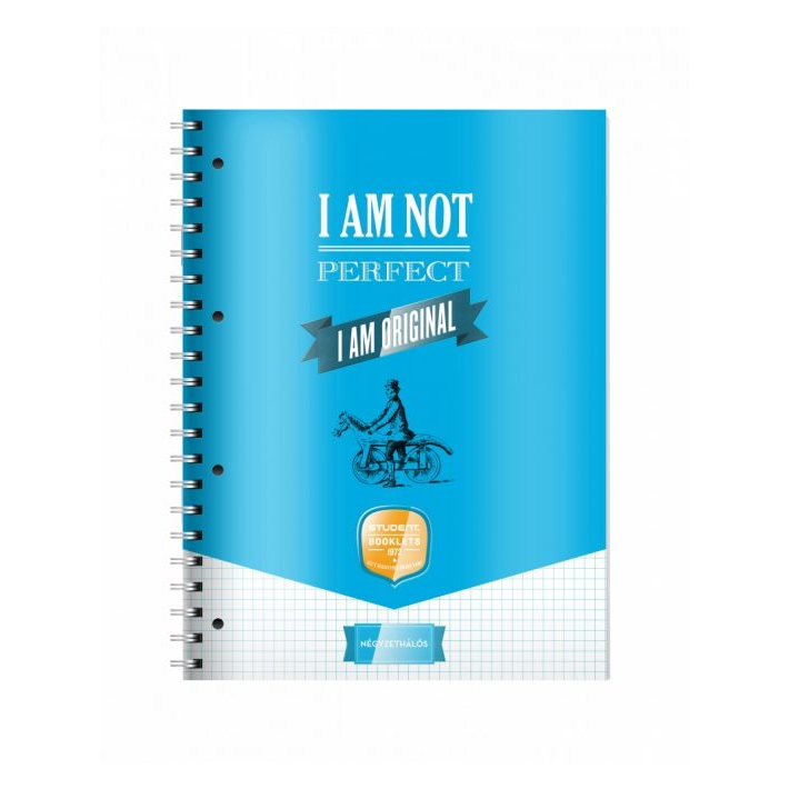 ICO Student Art 70 lapos A4 kockás spirálfüzet (7500087001)