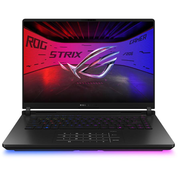 ASUS ROG Strix SCAR 16 G635LX-RW110W Intel Core Ultra 9 275HX Ноутбук 40,6 см (16") WQXGA 64 GB DDR5-SDRAM 1 TB SSD NVIDIA GeForce RTX 5090 Wi-Fi 7 (802.11be) Windows 11 Home Немски Черен