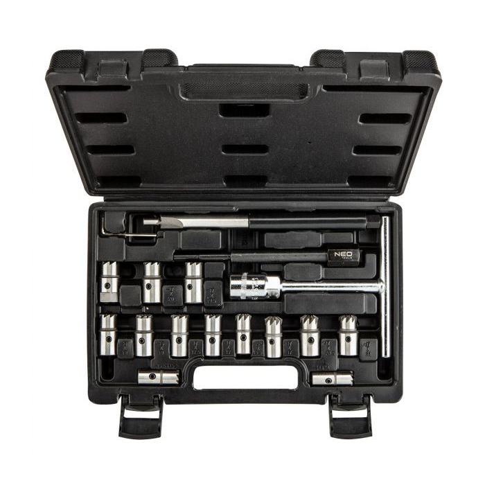 NEO Tools 11-885 Injektor fészek maró és tisztító készlet 17db (11-885)