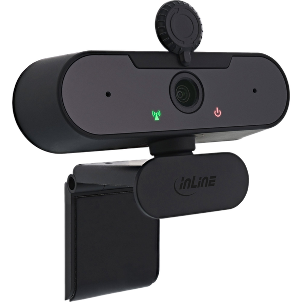 InLine 55364C FullHD Webkamera 1920x1080 USB-C Fekete