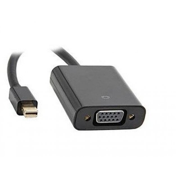 Mini DP - VGA adapter black,