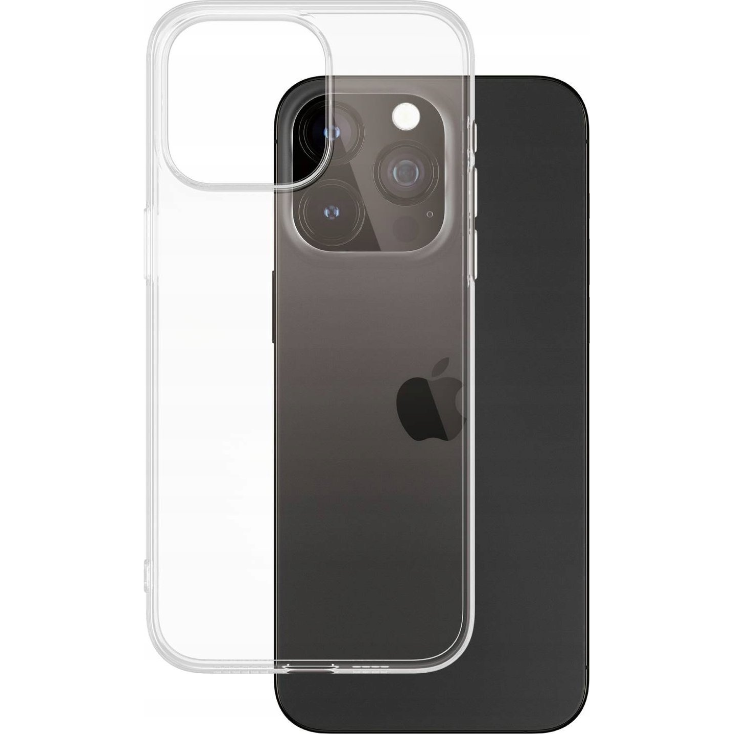 PanzerGlass iPhone 15 Pro Max Soft TPU Case Telefon tok - Átlátszó (SAFE95541)