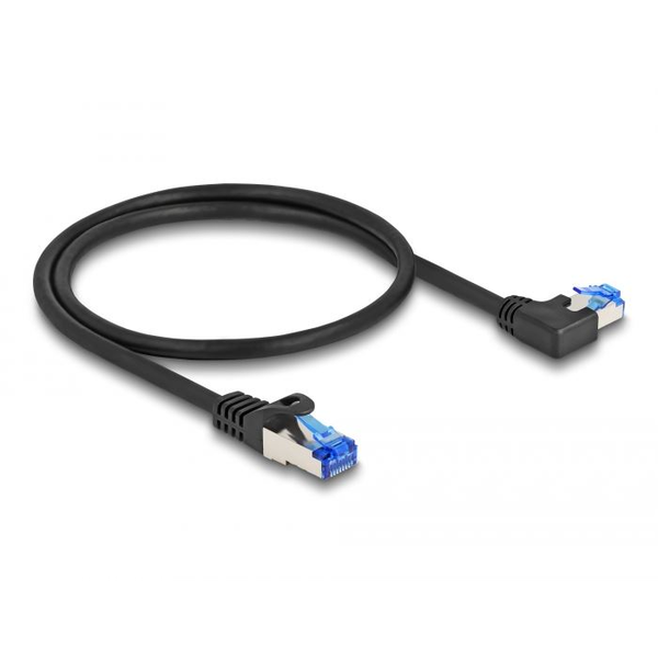 DELOCK RJ45 NWK Cat.6A S/FTP gerade/links gewinkelt 0,5 m
