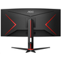 AOC G2 CU34G2X/BK počítačový monitor 86,4 cm (34") 3440 x 1440 px Quad HD LED Černá, Červená