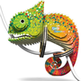 EUGY Kaméleon 3D puzzle