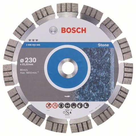 Diamanttrennscheibe Best for Stone, Ø 230mm (Bohrung 22,23mm)
