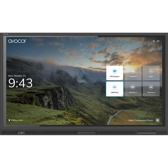 AVOCOR E Serie AVE-8640 217cm 86''/3840x2160/DP/HDMI/USB/TOUCH