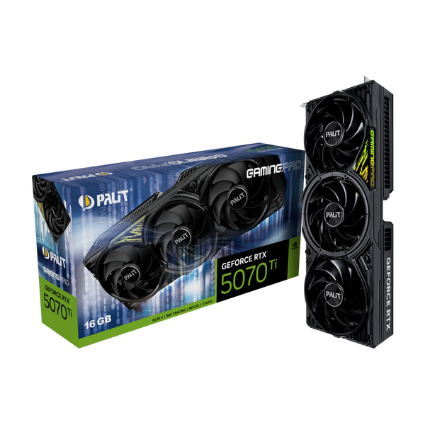 Palit GeForce RTX 5070TI 16GB GDDR7 GamingPro V1 Videókártya
