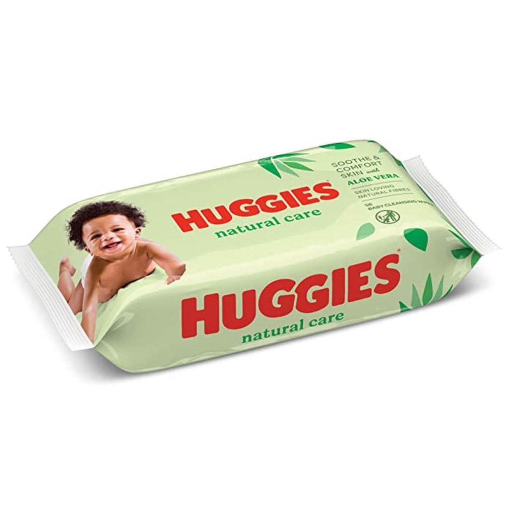 Huggies Natural Care with Aloe Vera törlőkendő 56 db (5029053550152) (5029053550152)