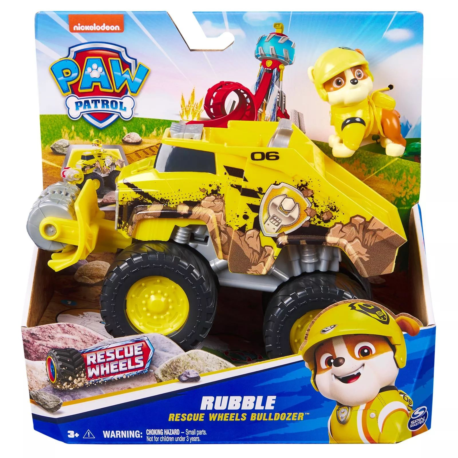 Spin Master Nickelodeon Mancs őrjárat Rescue Wheels - Rubble járműve (6069304)