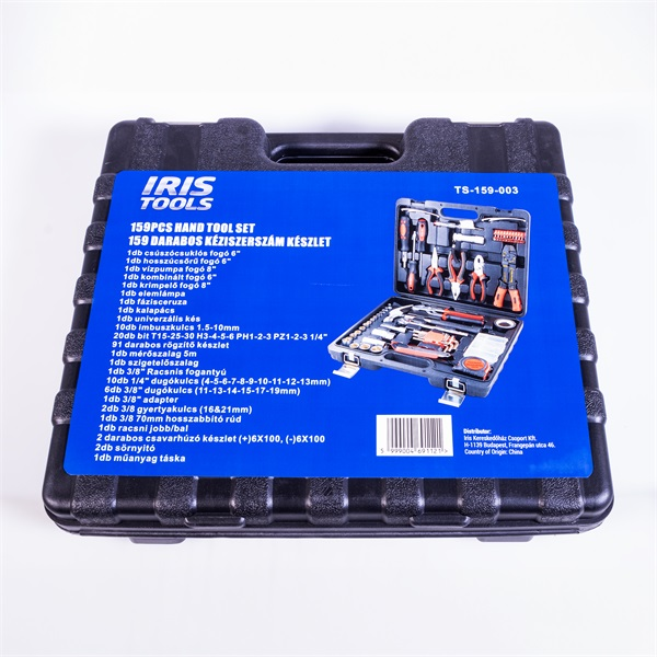 IRIS TOOLS TS-159-003 159 darabos kéziszerszám készlet (TS-159-003)