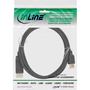InLine 17186 video átalakító kábel 0,5 M DisplayPort HDMI Fekete
