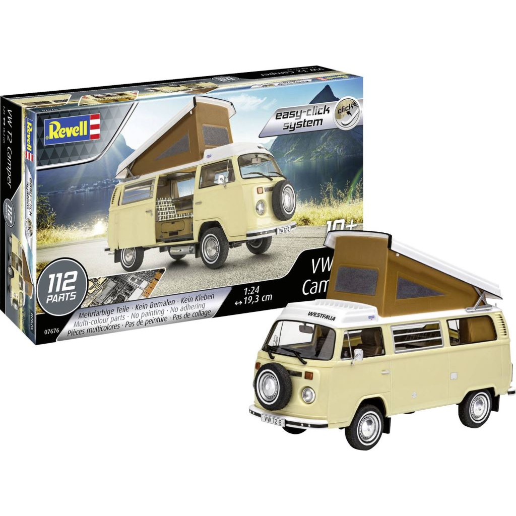 Revell RV VW T2 Camper Modell busz 1:24 (07676) (RE07676)