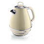Ariete Vintage Line 2869/03 rýchlovarná kanvica 1,7 L 2000 W Béžová, Chróm, Biela