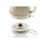 Ariete Vintage Line 2869/03 rýchlovarná kanvica 1,7 L 2000 W Béžová, Chróm, Biela