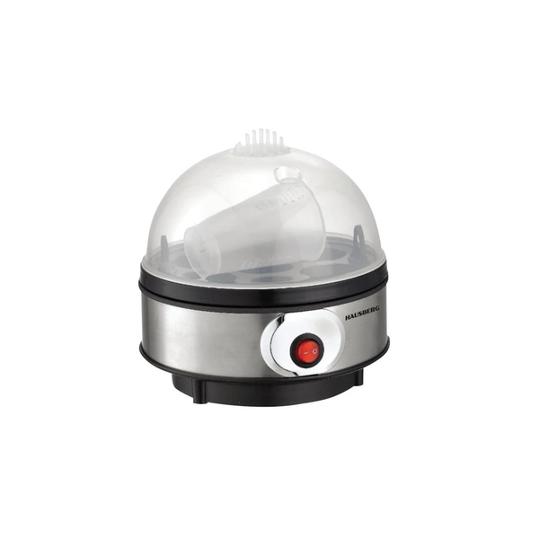 Яйцеварка Hausberg HB-2215, 350W, 7 яйца, Хронометър, Инокс