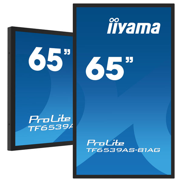 IIYAMA 163,9cm (64,5") TF6539AS-B1AG 16:9 M-Touch 2xHDMI+DP (Speditionsversand)