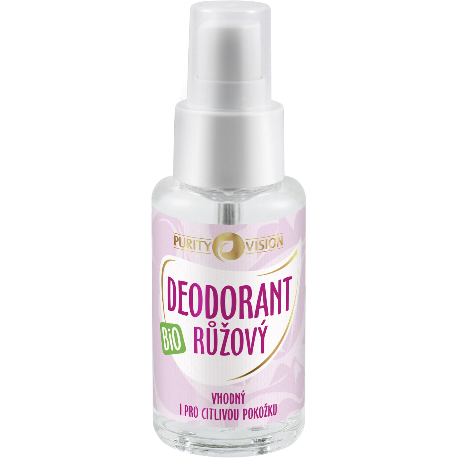 PURITY VISION Bio Rózsaszín Dezodor 50 ml (8595572901302)